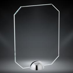 Boxwood Glass with Metal Stand