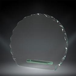 Scallop Circle Glass