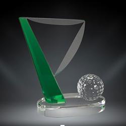 Crystal Golf Flag