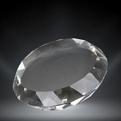 Round Crystal Paperweight