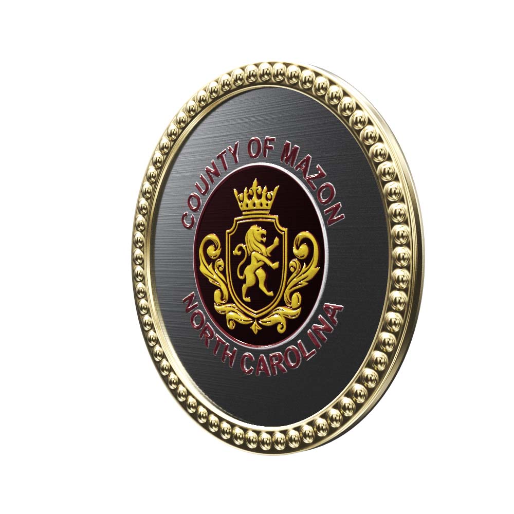 Decorative Border Lapel Pin