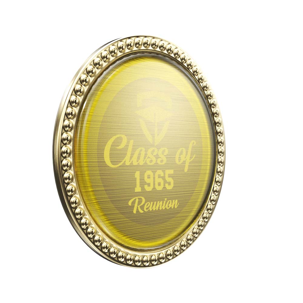 Decorative Border Lapel Pin