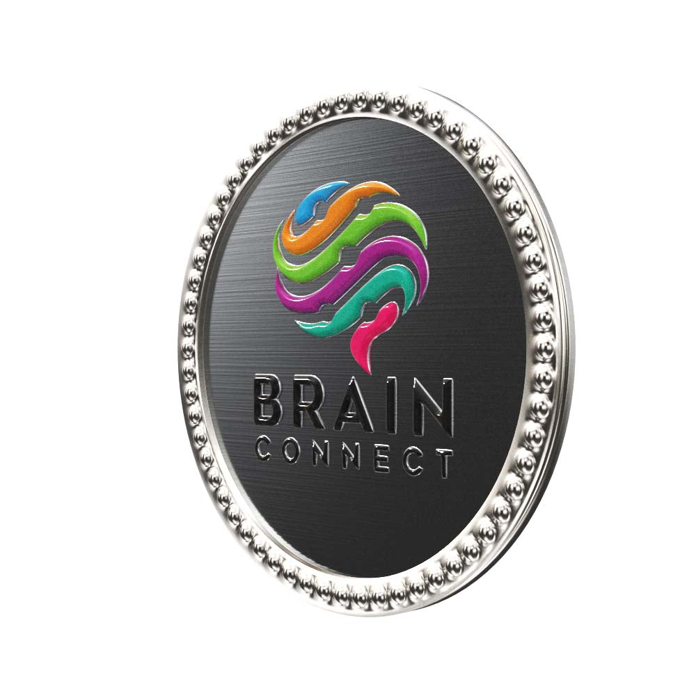 Decorative Border Lapel Pin