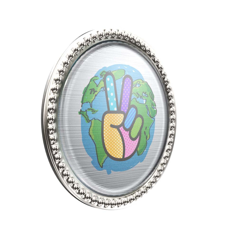Decorative Border Lapel Pin