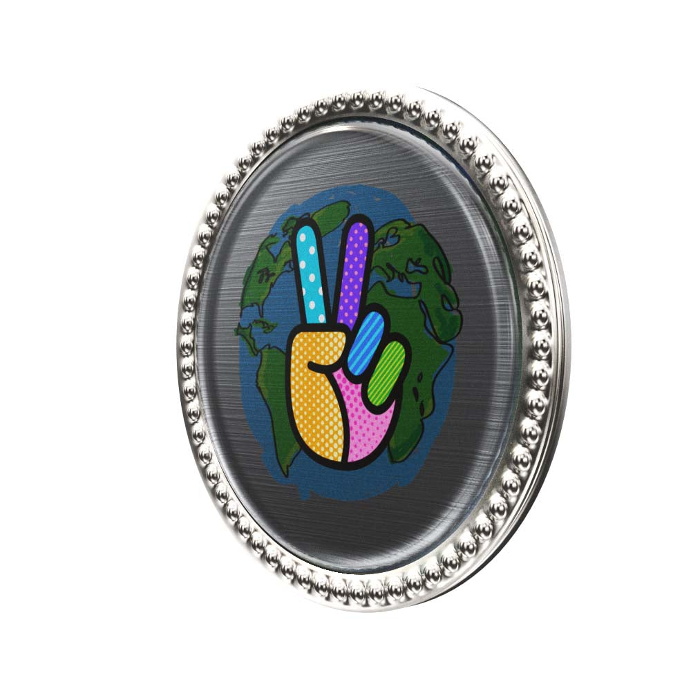 Decorative Border Lapel Pin